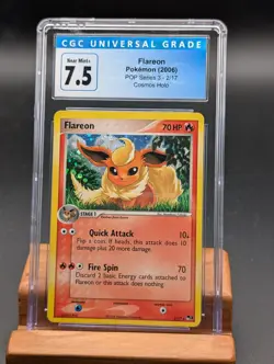 2006 Pokemon POP Series 3 Flareon Holo #2 CGC 7.5 - Image 1