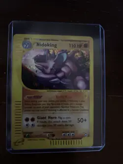 Pokemon TCG Nidoking H18/H32 Holo Aquapolis 2003 E Reader - Image 1