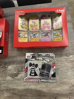 Pokemon TCG 151 Mini Tins 4 Pack + 4 Promos NIB Sealed Sams Club Exclusive NEW - Image 3