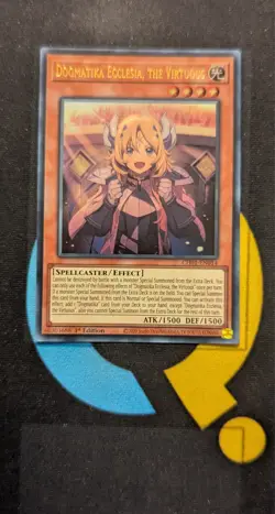 CH01-EN014 Dogmatika Ecclesia, the Virtuous Alt Art Ultra Rare YuGiOh - Image 1