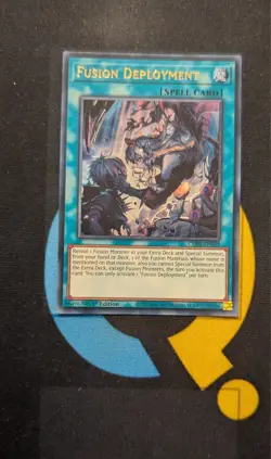CH01-EN029 Fusion Deployment Alt Art Ultra Rare 1st Edition YuGiOh - Image 1