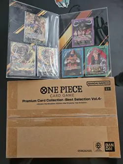 One Piece Card Game Premium Card Collection - Leader $ Best Vol.4 English SEALED - Image 1