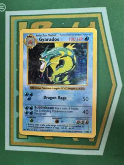 Gyarados - Base Set Shadowless Pokemon Card - 6/102 Holo Rare WOTC Vintage - Image 3
