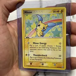 Pokemon Minun Common Hidden Legends 67/101 Pokemon Card Vintage Vtg NM Near Mint - Image 2