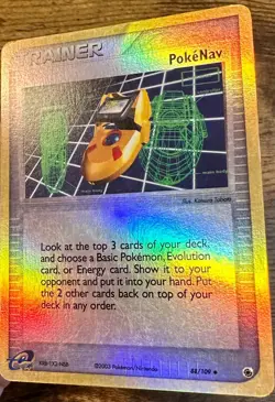 PokeNav 88/109 2003 EX Ruby & Sapphire Nintendo Pokemon Card Reverse Holo - Mp - Image 2
