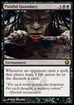 Painful Quandary - Medium Play MTG Scars of Mirrodin - Image 1