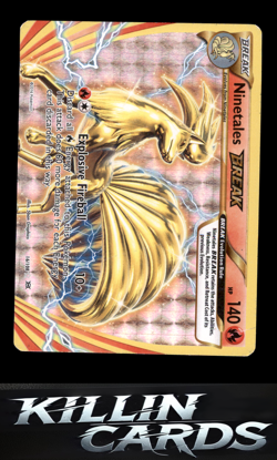 Ninetales BREAK 16/108 Pokemon Rare BREAK XY - Evolutions Card MP - Image 1