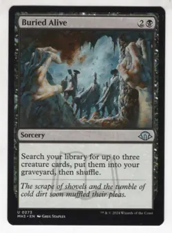 MTG Modern Horizons 3 Uncommon Card #273 Buried Alive - Image 1