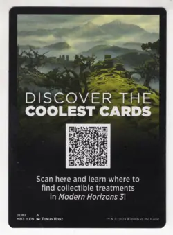 MTG Modern Horizons 3 Token Card #18 Phyrexian Wurm (Discover Back) - Image 2