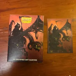 DRAGON SHIELD Halloween Dragon 2025 100 CARD SLEEVES DECK PROTECTORS MTG - Image 1