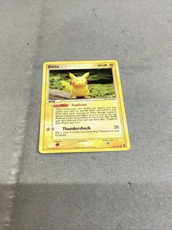Delta Species Ditto (Pikachu) Thundershock Comic Con Promo Pokemon Card 60HP - Image 1