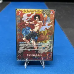 Portgas D. Ace SP One Piece TCG Alternative Art Card OP02-013 English NM - Image 1