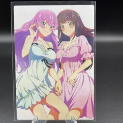 Akari Watanabe And Shiori Sakurazaka Anime Waifu Card Doujin ACG Goddess Holo - Image 1