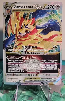 Zamazenta VSTAR - 099/159 - Pokemon Crown Zenith Sword Shield Ultra Rare Card NM - Image 1