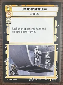 Star Wars Unlimited (SOR) #200/252 Spark Of Rebellion (R) Base Card - Image 1