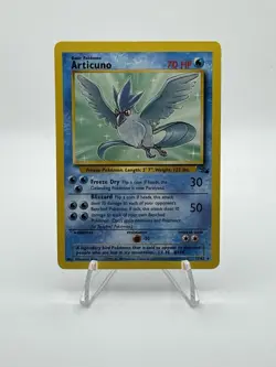 Articuno Fossil 17/62 Unlimited Rare Non Holo 1999 Pokemon TCG Card LP- - Image 1
