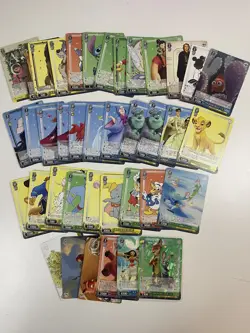 Disney 100 Weiss Schwarz 39 Card Lot (as Pictured) OC7 READY TO SHIP - Image 1