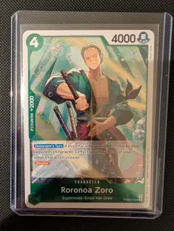 One Piece card PRB02-006 Roronoa Zoro R The Best vol.2 English - Image 1