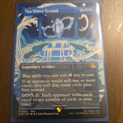 The Water Crystal - Borderless - MtG Final Fantasy Rare 333 - Image 1