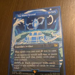 The Water Crystal - Borderless - MtG Final Fantasy Rare 333 - Image 2
