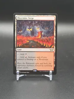 MTG Magic the Gathering Blazemire Verge (256/469) Duskmourn House of Horror - Image 1