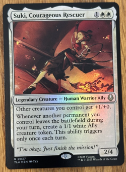 MTG Avatar: The Last Airbender, Suki, Courageious Rescuer - Foil - Image 1