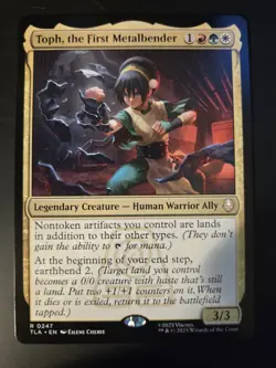 Toph, the First Metalbender NM Avatar: The Last Airbender MTG FREE SHIPPING - Image 1