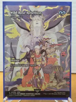 ***Foil Borderless Wild Rose Rebellion #4*** MTG Final Fantasy - Image 1