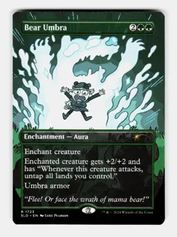 MTG: Bear Umbra | Secret Lair Drop Series 1723 NM - Image 1