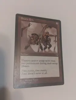 1x MTG Static Orb Tempest Rare LP Commander Legacy Vintage - Image 2