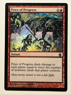 mtg magic price of progress FOIL ENGLISH Magic The Gathering - Image 1