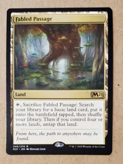 Fabled Passage Core Set 2021 Regular MTG - Image 1