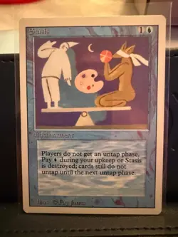 MTG | Stasis | Revised Edition | Never Played | Gem Mint - Image 1