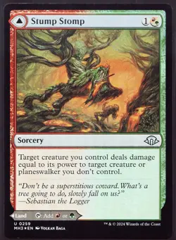 Stump Stomp - 259 Foil MTG MH3 - Image 1