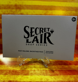 MTG SECRET LAIR DROP POST MALONE: BACKSTAGE PASS TRADITIONAL FOIL SEALED - Image 1