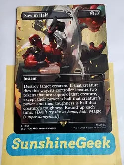 Saw in Half Secret Lair Drop Deadpool Regular - Image 1