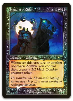 Headless Rider (Retro Frame) #844 (Foil) (NM) Secret Lair Drop SLD Magic MTG - Image 1