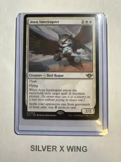 Aven Interrupter x1, MTG, Outlaws of Thunder Junction, OTJ, NM - Image 1