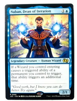 MTG - Naban, Dean of Iteration (Anime) R Foundations Jumpstart 61 LP - Image 1