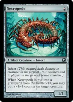 MTG Scars of Mirrodin - Necropede (x3) NM - Image 1