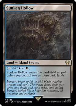 Sunken Hollow [The Lord of the Rings: Tales of Middle-Earth Commander] Magic MTG - Image 1