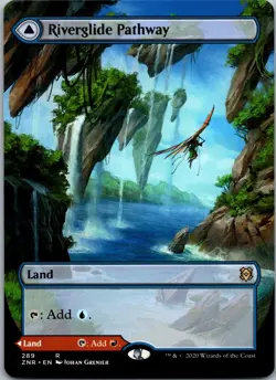 Riverglide Pathway (Borderless) R Zendikar Rising 289 NM - Image 1