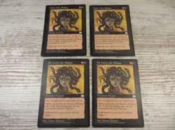 4x Coils of the Medusa - Weatherlight - NM/EX - 2x English 2x German - OOP MTG - Image 1