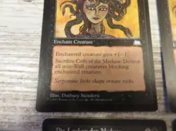 4x Coils of the Medusa - Weatherlight - NM/EX - 2x English 2x German - OOP MTG - Image 3