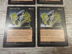 4x Haunting Misery - Weatherlight - NM/EX - 2x English 2x German - OOP MTG - Image 3