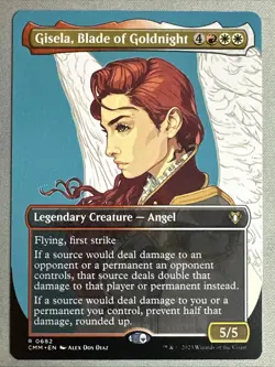 MTG / Gisela, Blade of Goldnight / CMM / #682 / Regular (Borderless) / Rare / NM - Image 1