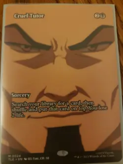 Cruel Tutor (Borderless)- Avatar: The Last Airbender- (Non-Foil)(NM) - Image 1