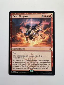 Fated Firepower - MTG TLA Avatar: The Last Airbender - NM - Image 1