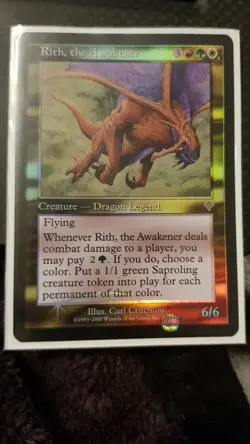 1x MTG Magic The Gathering TCG Rith the Awakener Foil - Rare - Invasion - Image 1