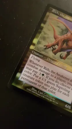 1x MTG Magic The Gathering TCG Rith the Awakener Foil - Rare - Invasion - Image 5